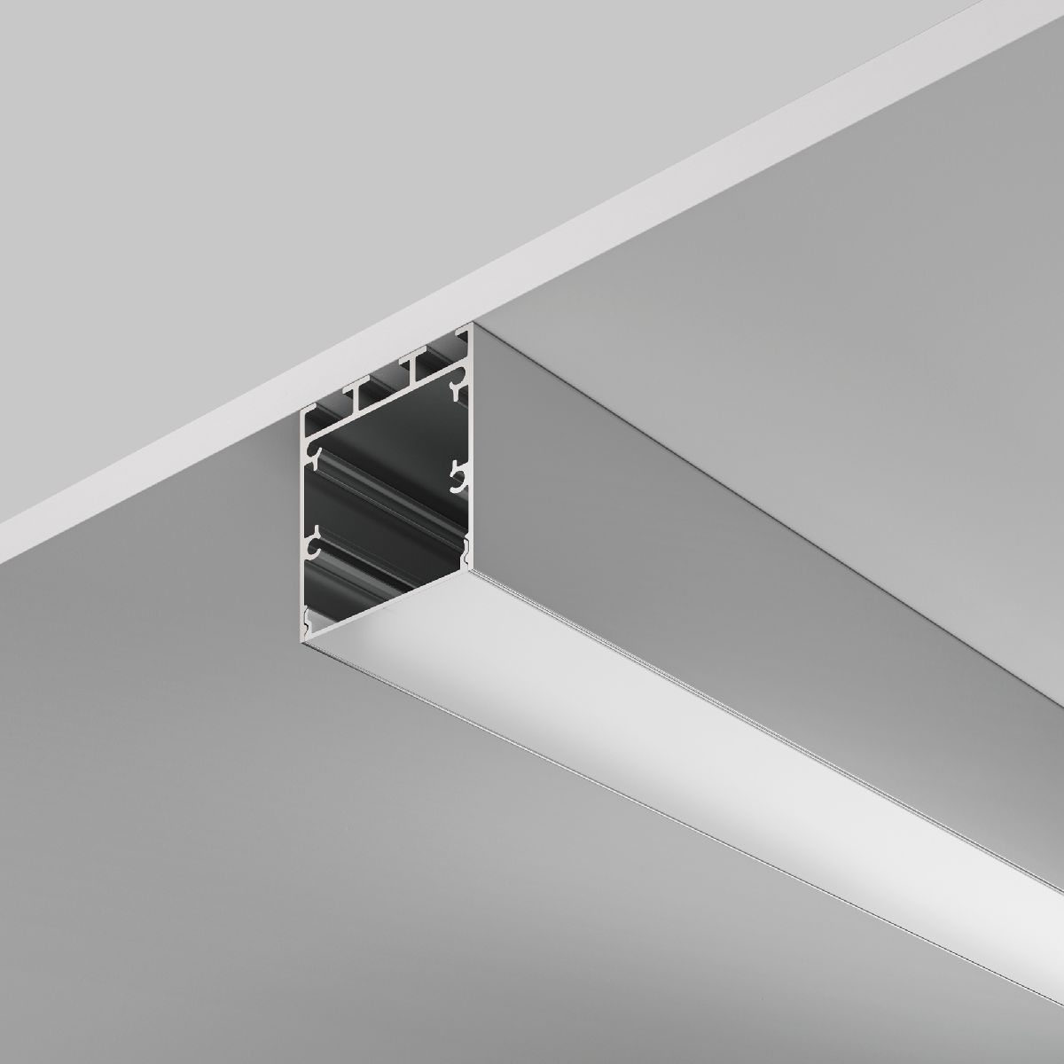 Алюминиевый профиль Led strip ALM-3535B-S-2M