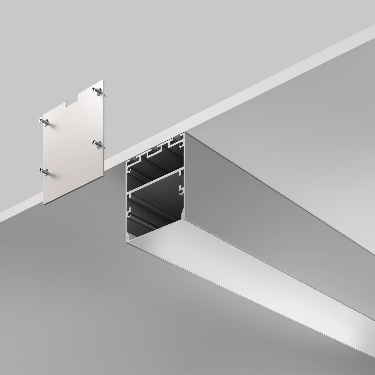 Алюминиевый профиль Led strip ALM-5050-S-2M