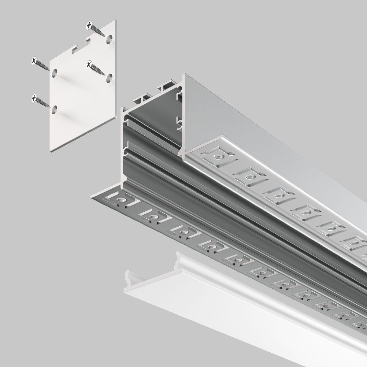 Алюминиевый профиль Led strip ALM-7135-S-2M