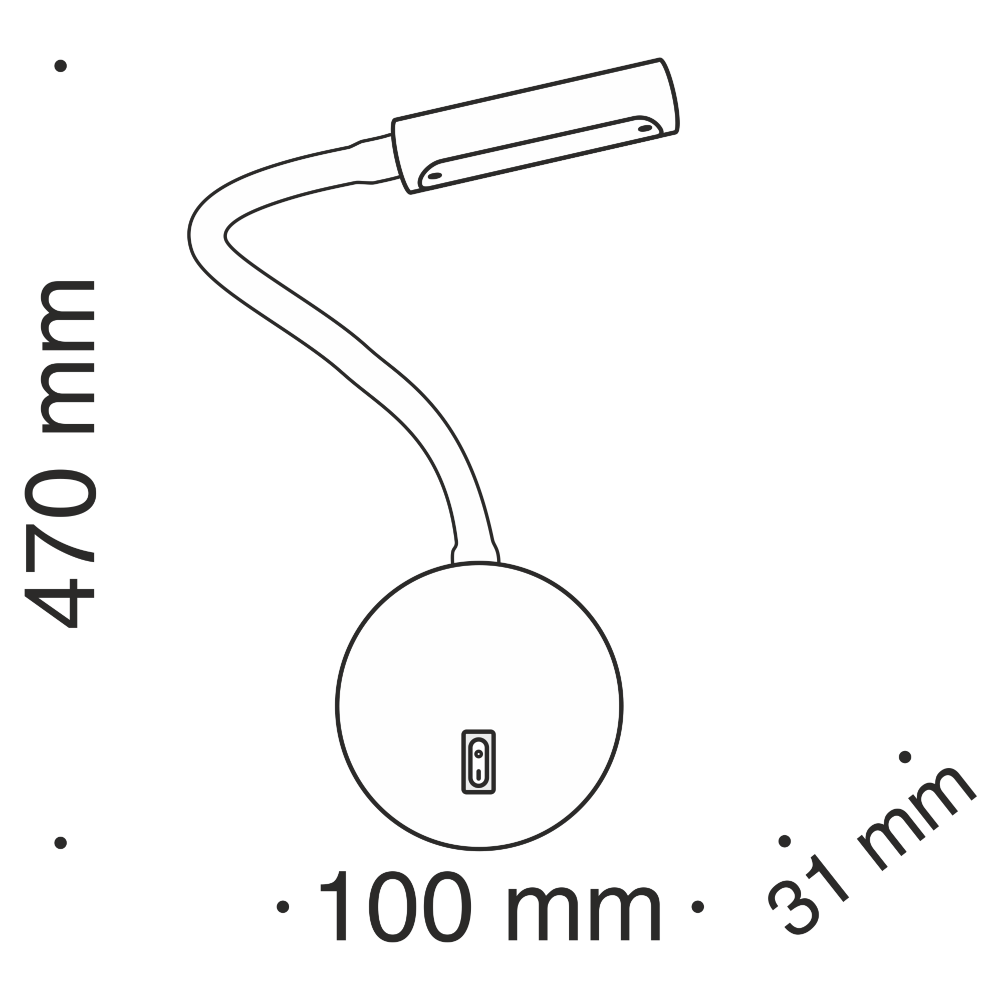 Бра Stem C035WL-L3W3K