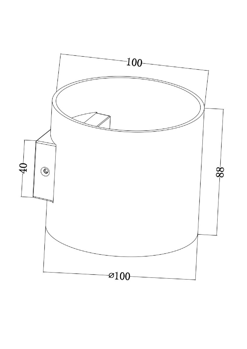 Бра Rond C066WL-01W