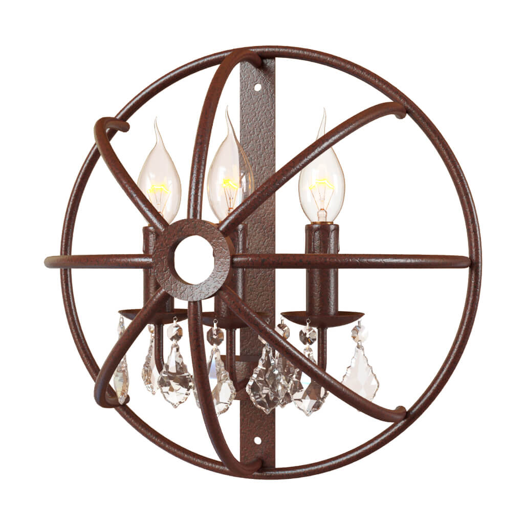 Бра Foucaults orb crystal Loft1897W
