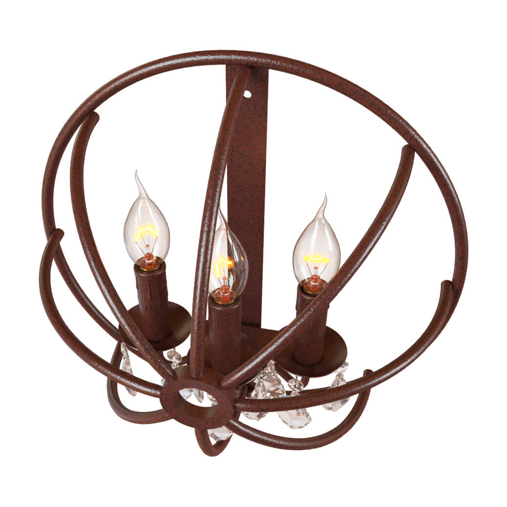 Бра Foucaults orb crystal Loft1897W