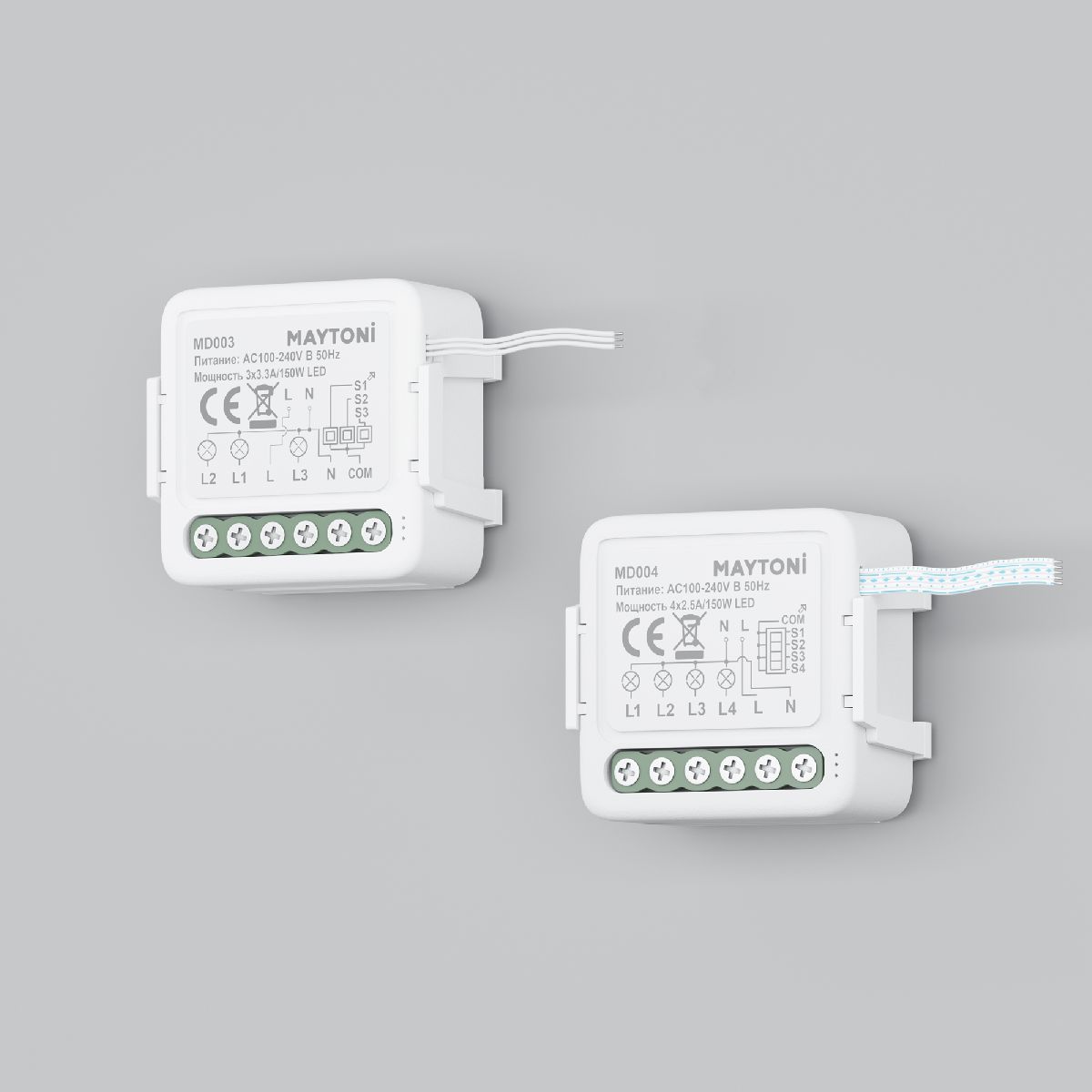 W-Fi выключатель четырехканальный Smart home MD004