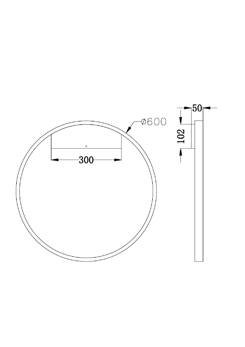 Настенный светильник Rim MOD058WL-L35W4K