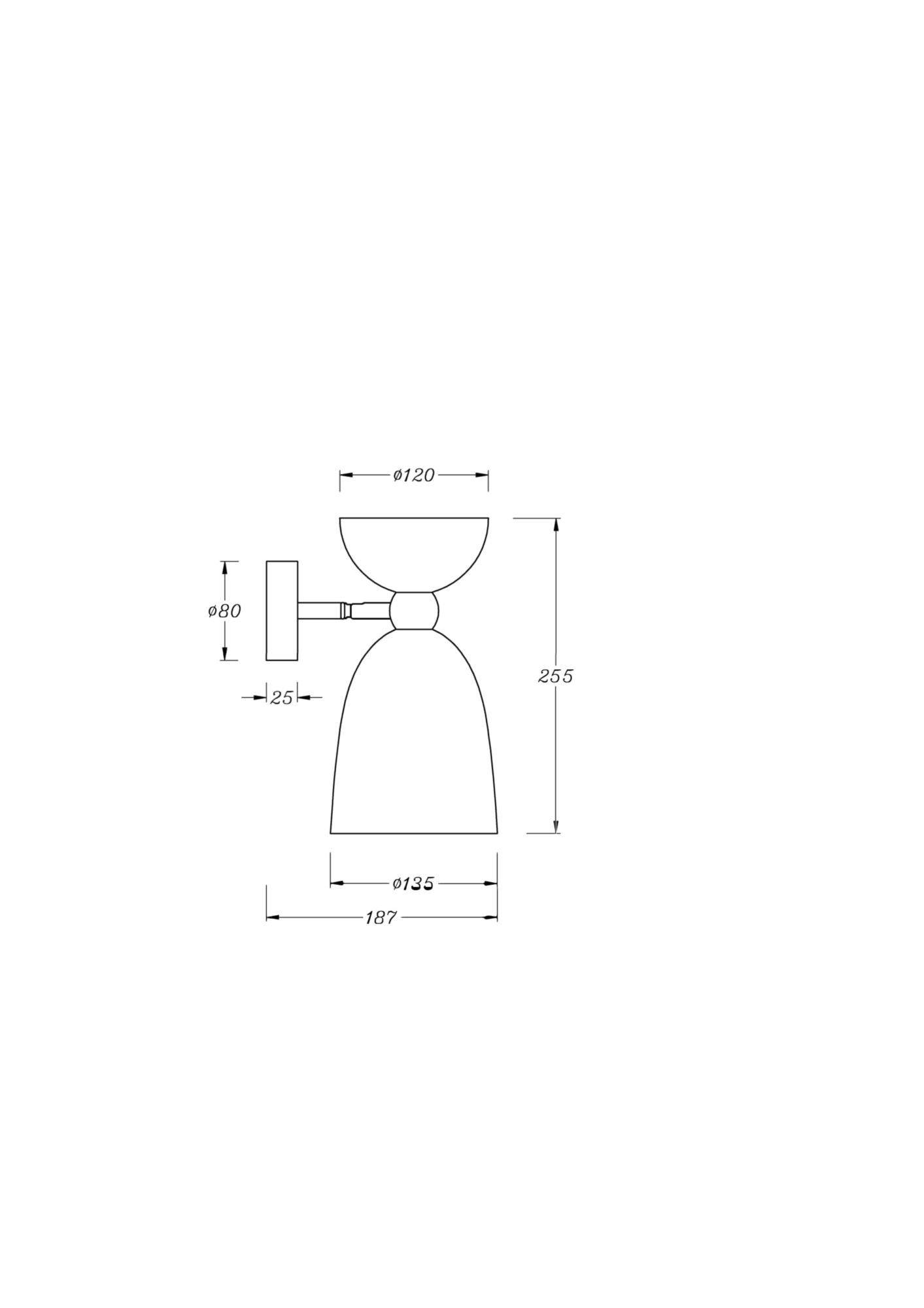 Бра Cloches MOD113WL-01W