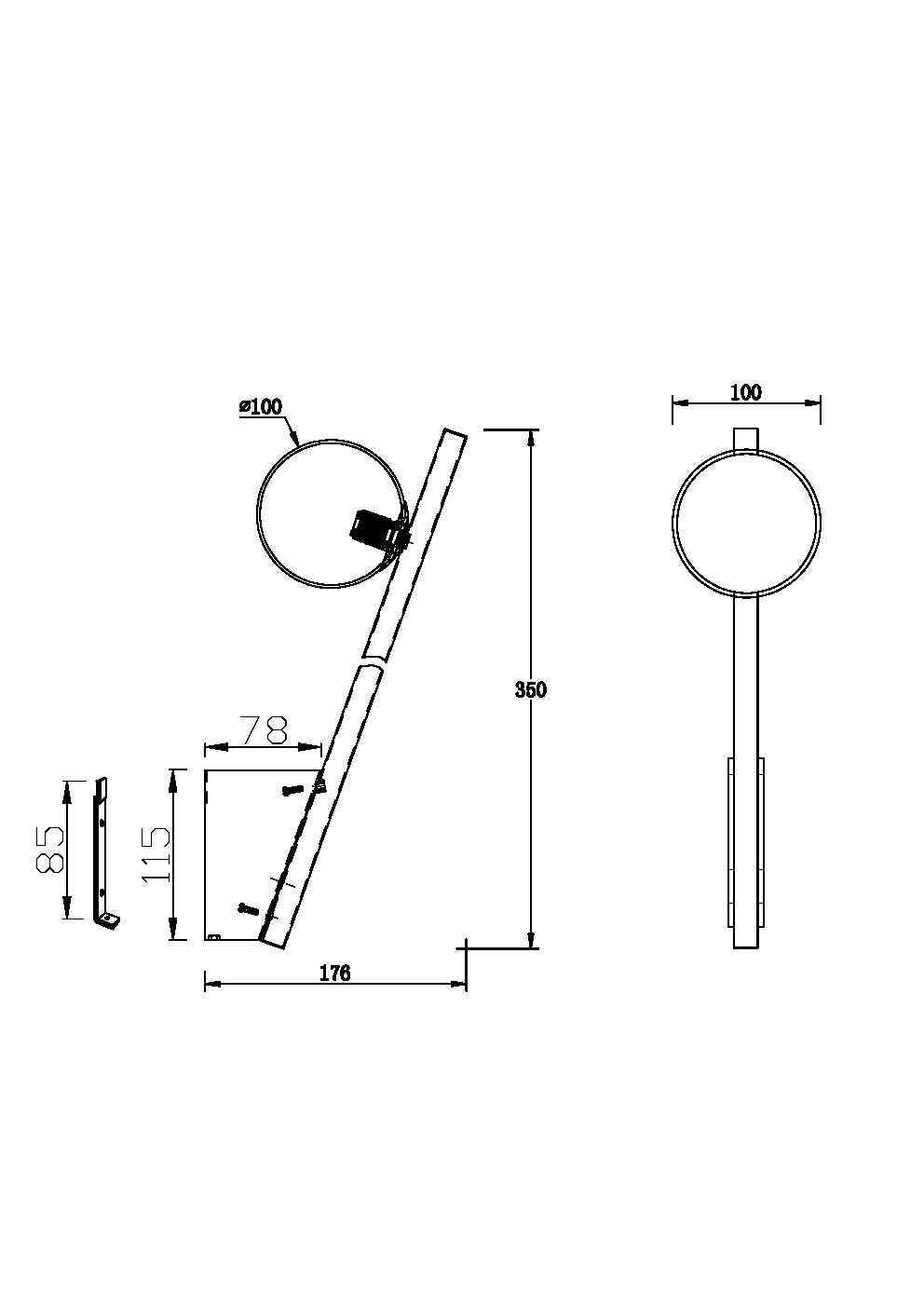Бра Kazimir MOD175WL-01B