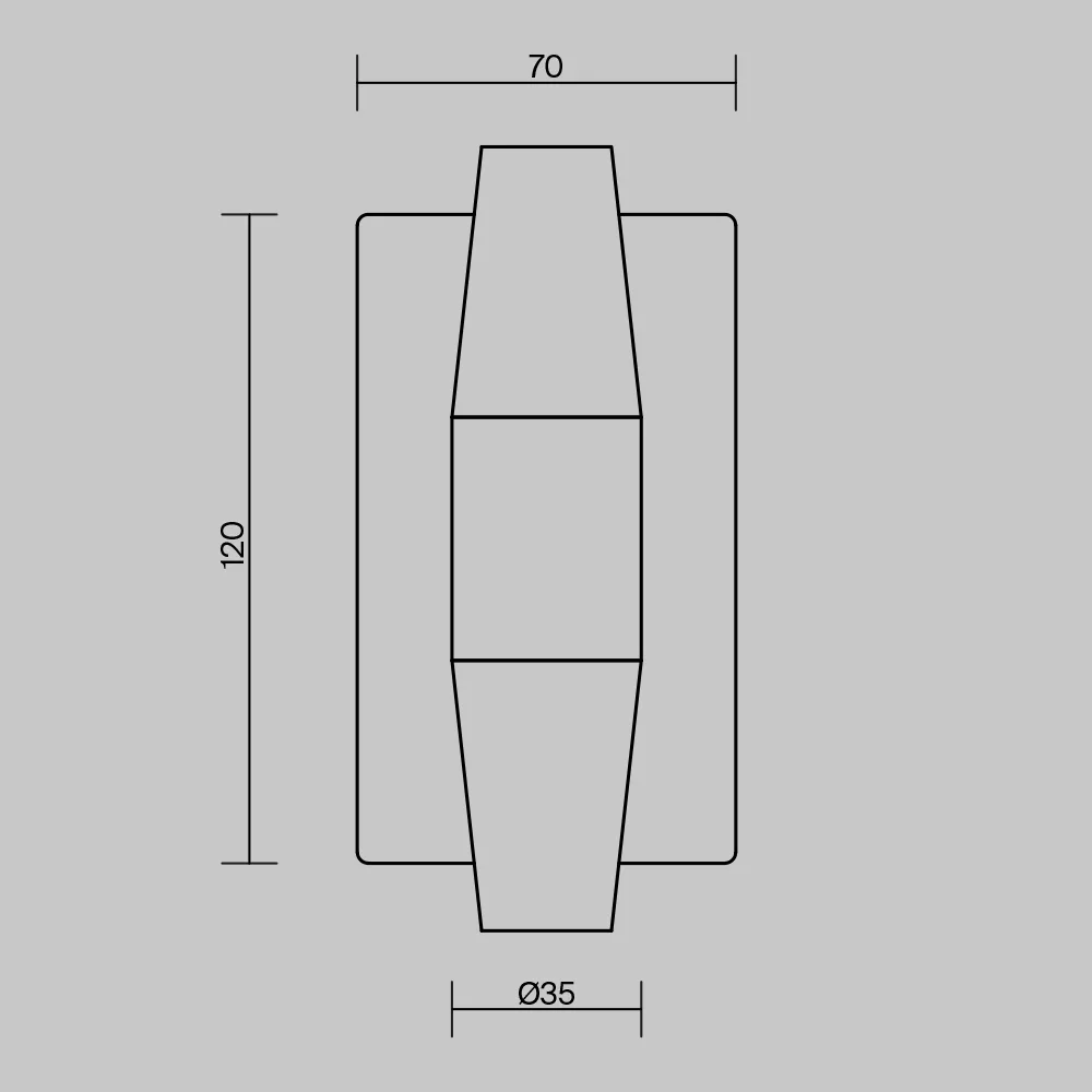 Настенный светильник Arana MOD401WL-L6BS3K
