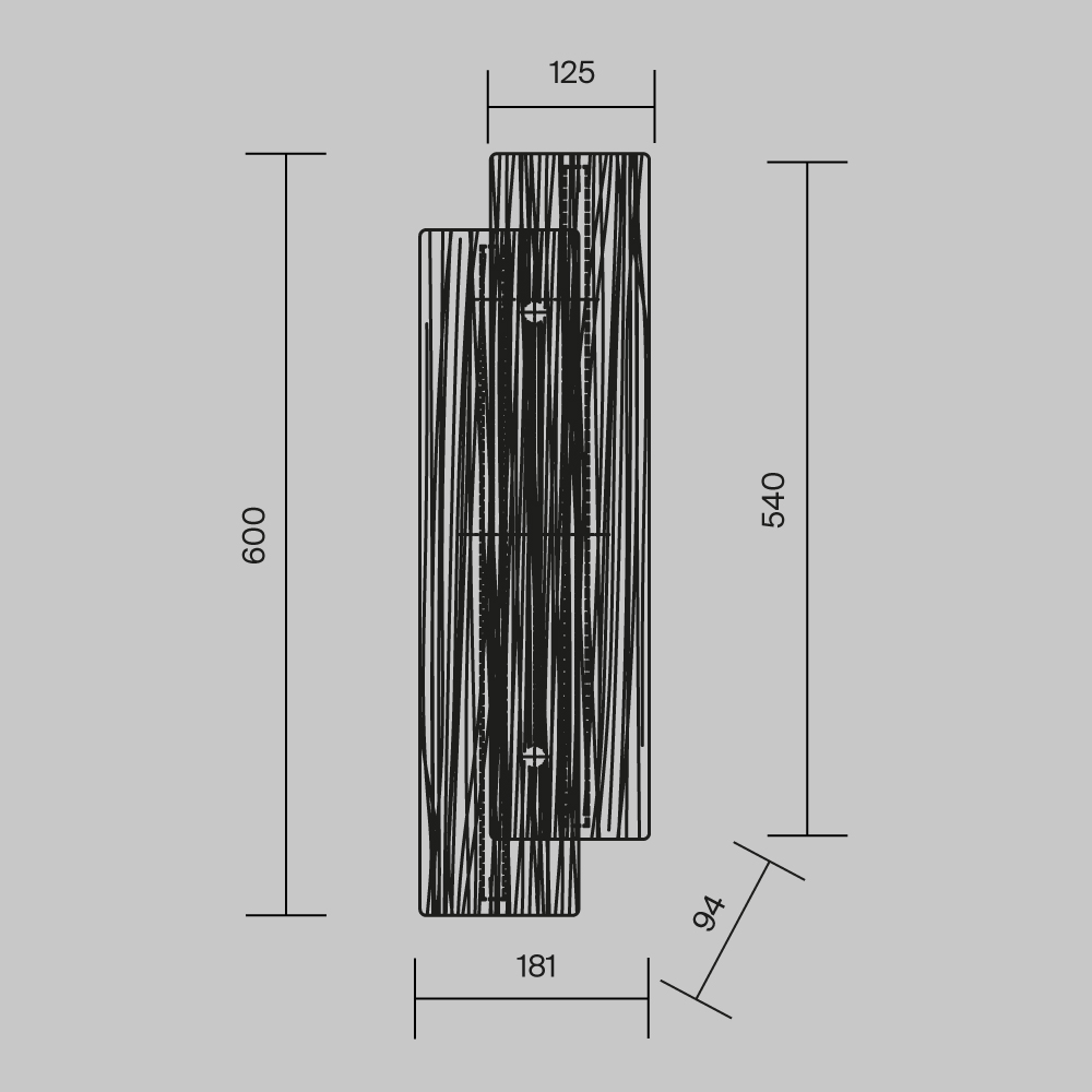 Настенный светильник Frostum MOD439WL-L10BSK
