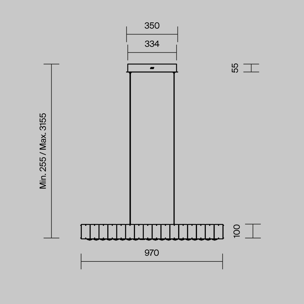 Подвесеой светильник Majesty MOD517PL-L28BS3K