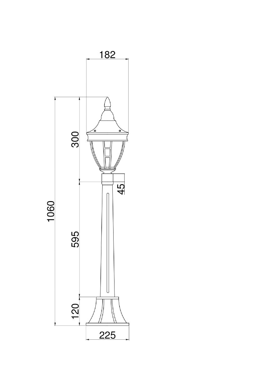 Ландшафтный светильник Rivoli O026FL-01B