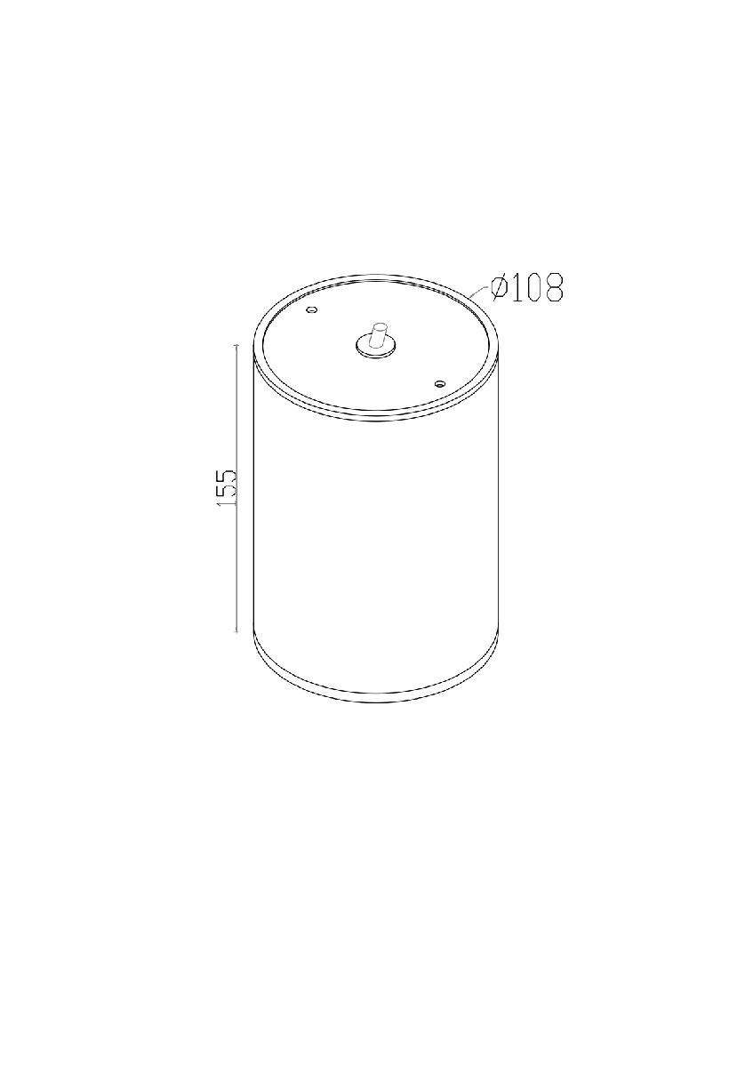 Уличный потолочный светильник Bar O306CL-L12GF