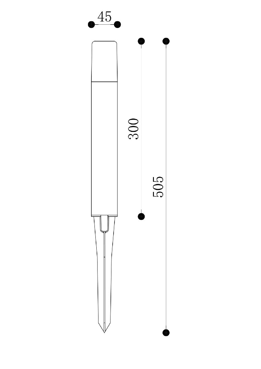 Ландшафтный светильник Talpa O416FL-L3B3K1