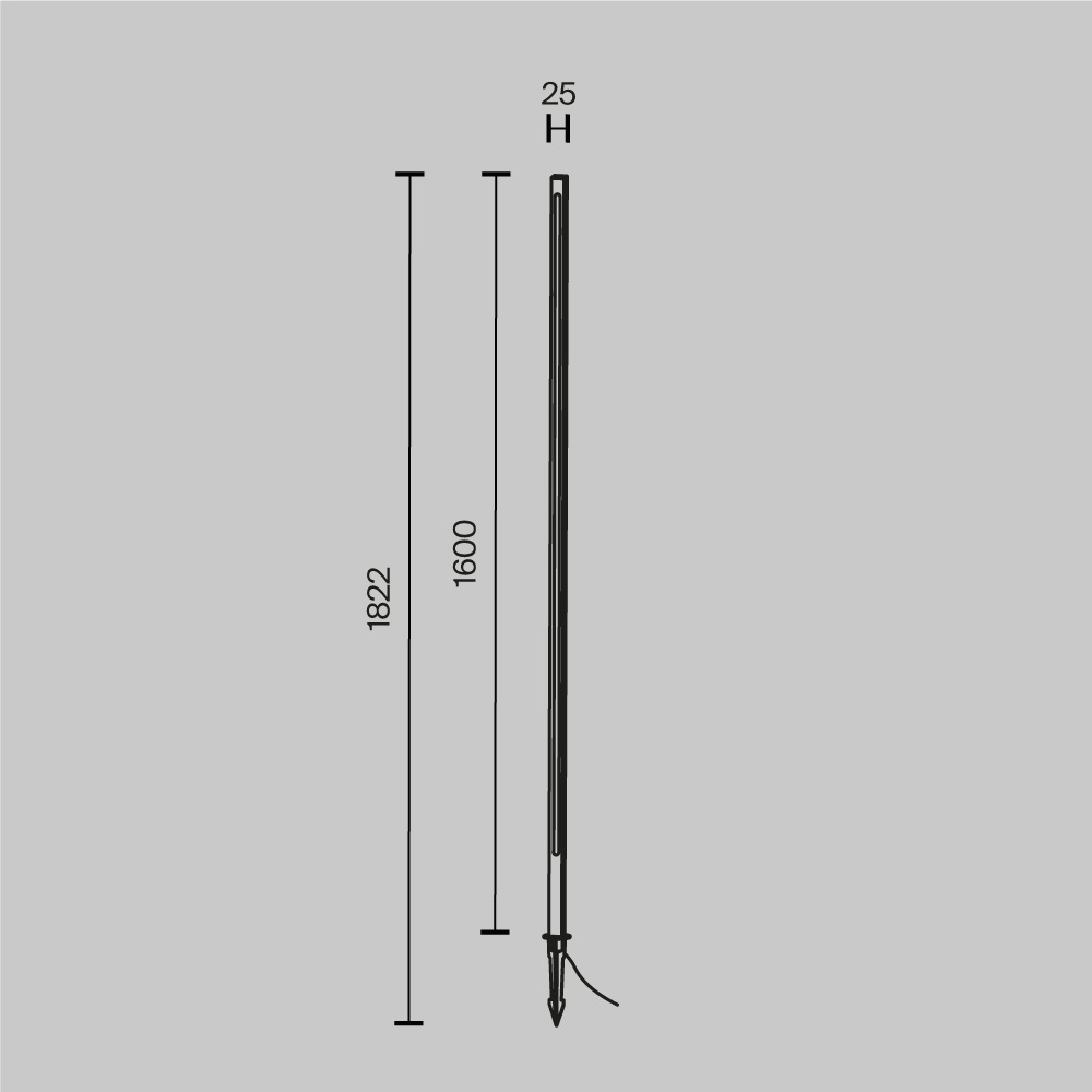Ландшафтный светильник Pole O440FL-L24GF3K