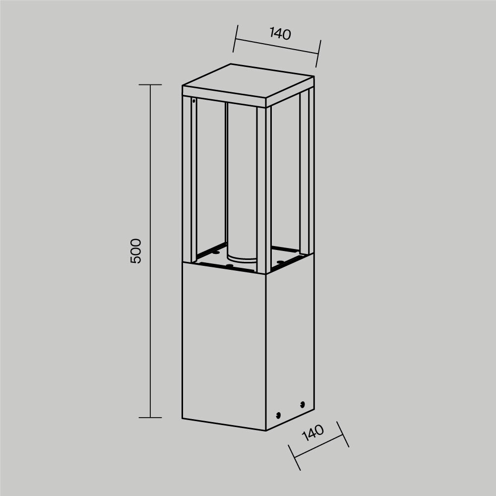 Ландшафтный светильник Expo O480FL-L12B3K