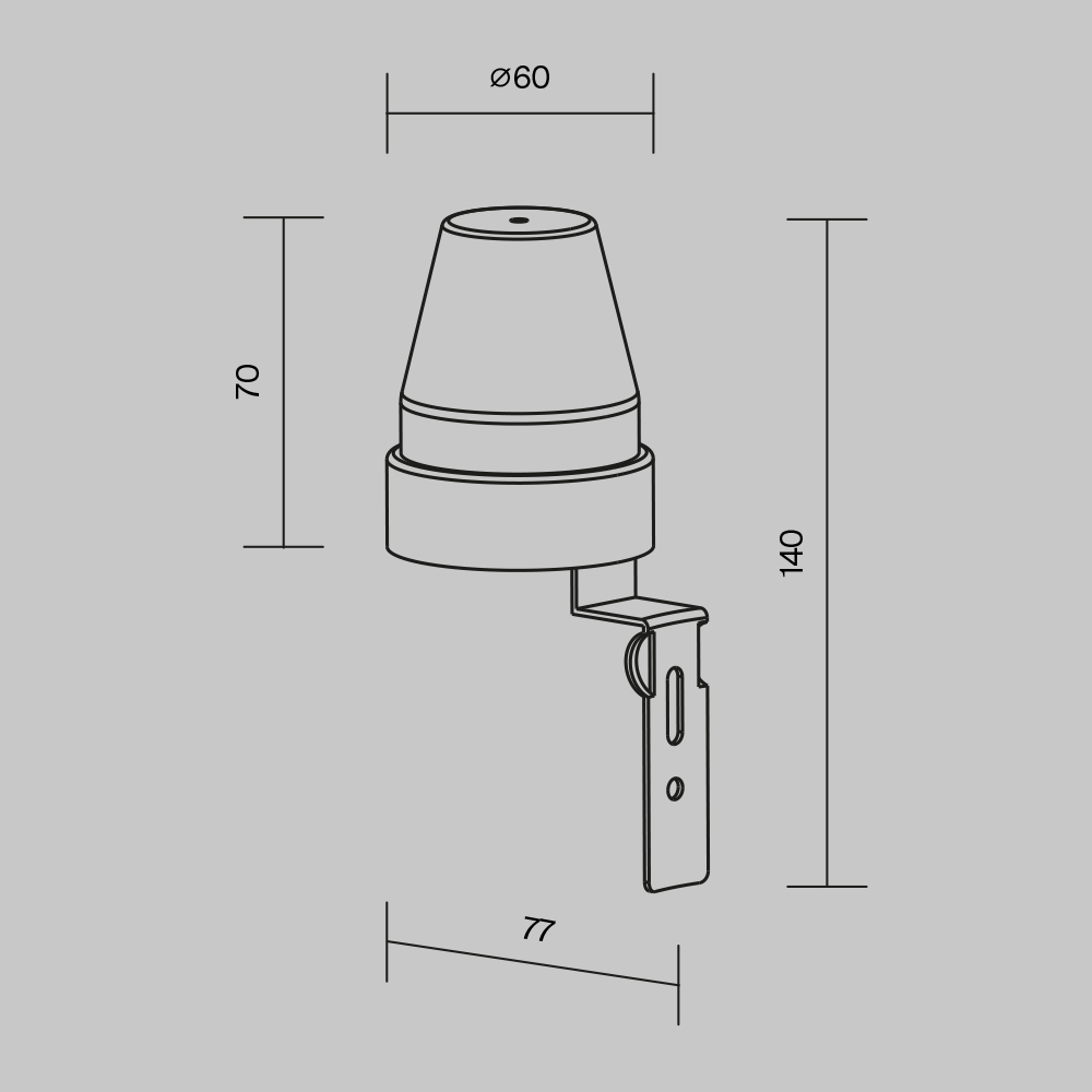 Датчики движения и освещенности 2200Вт SL-02
