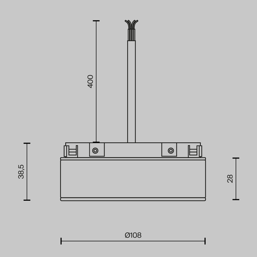 Блок питания встраиваемый Basity DC48В 2A IP54 TRA172DR-100W-B