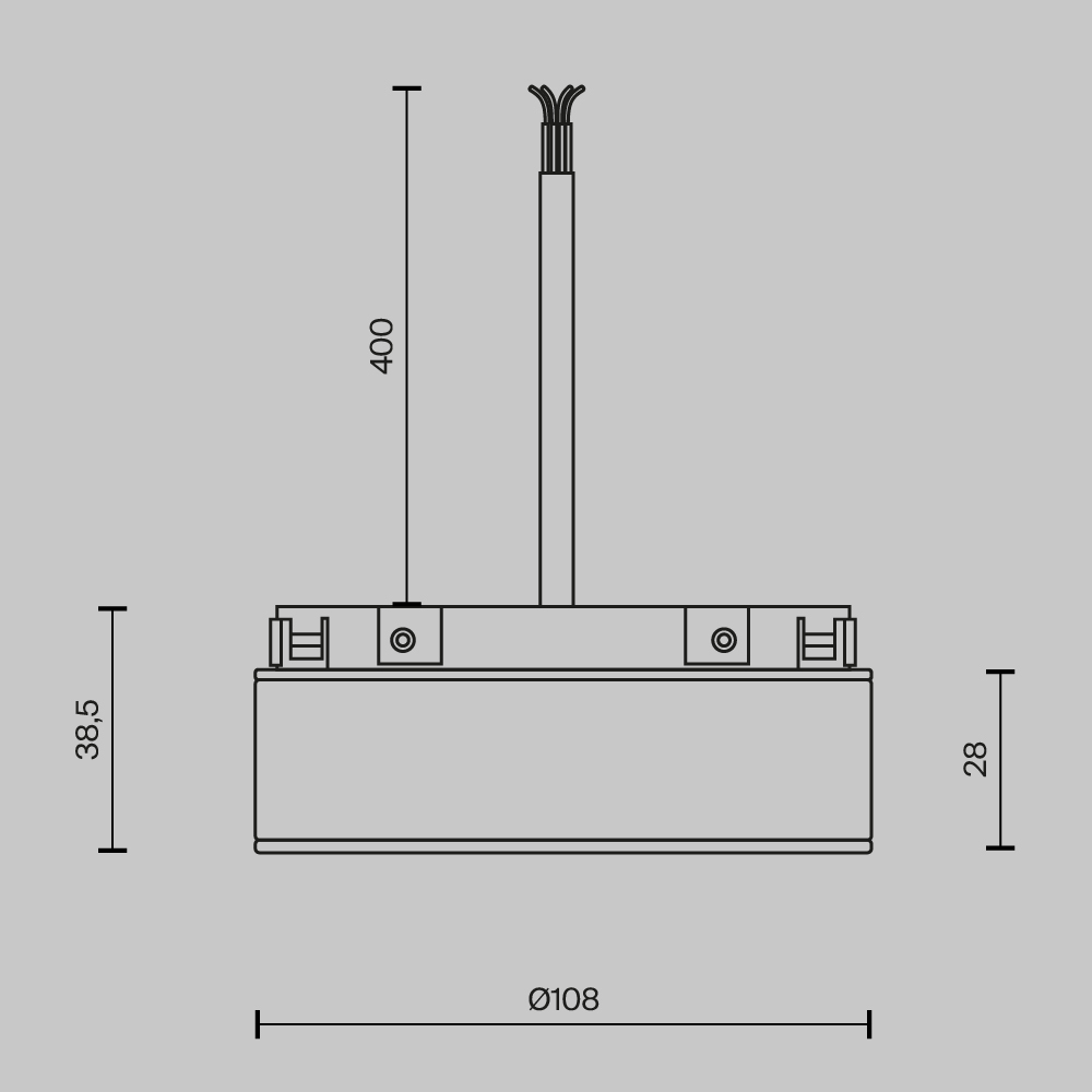 Блок питания встраиваемый Basity DC48В 2A IP54 TRA172DR-100W-DS-B