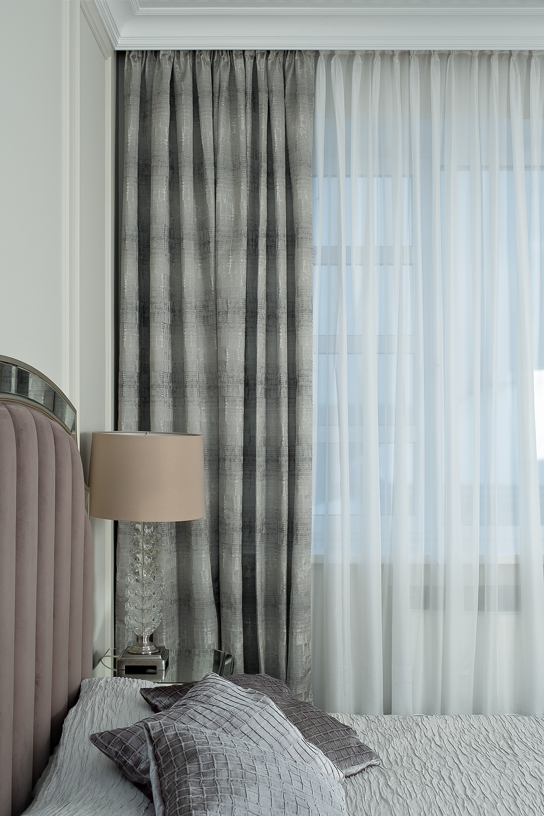 Тюль Роттердам (Rotterdam) экрю 275*320см