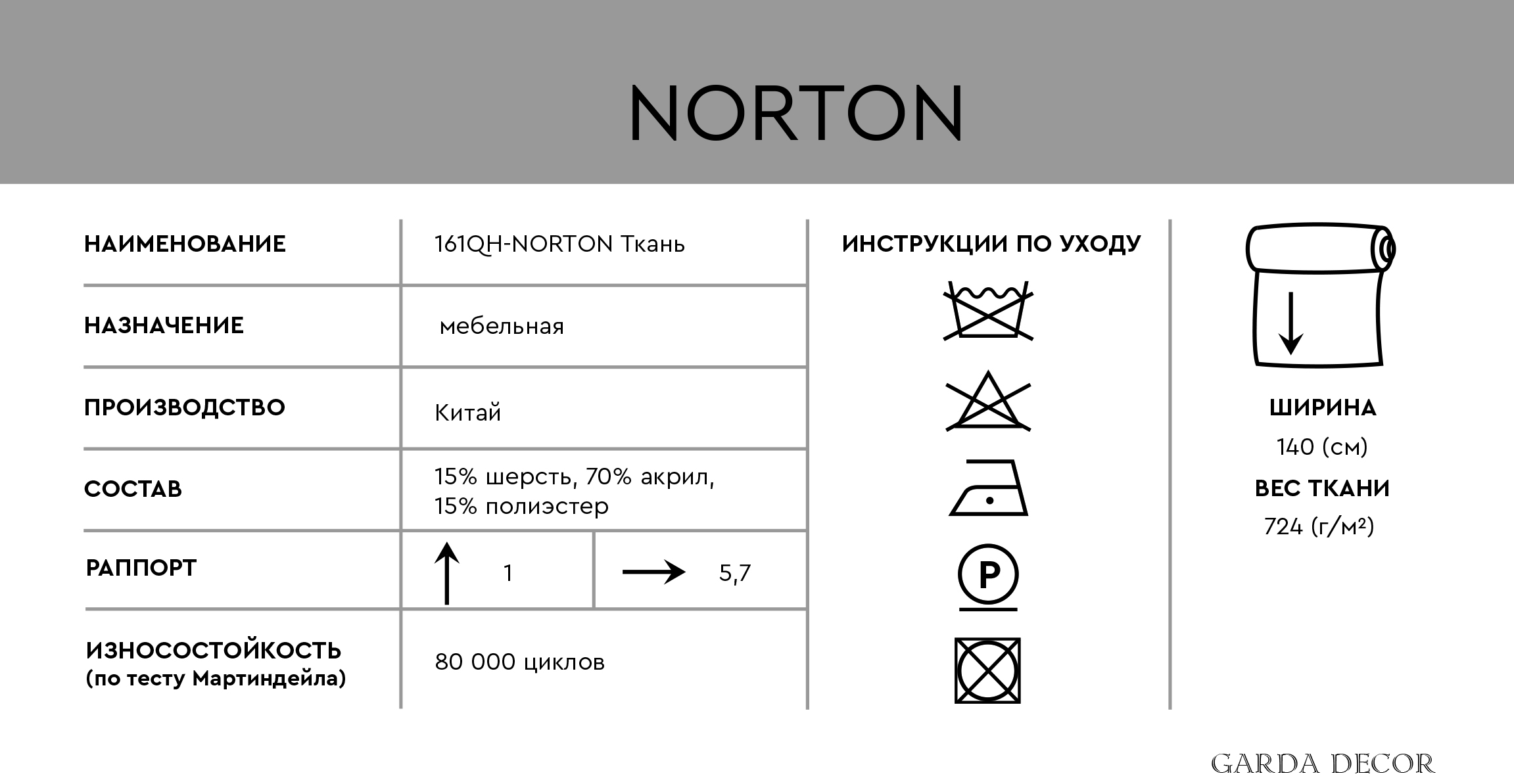 SER Ткань НОРТОН СЕР(NORTON SER)