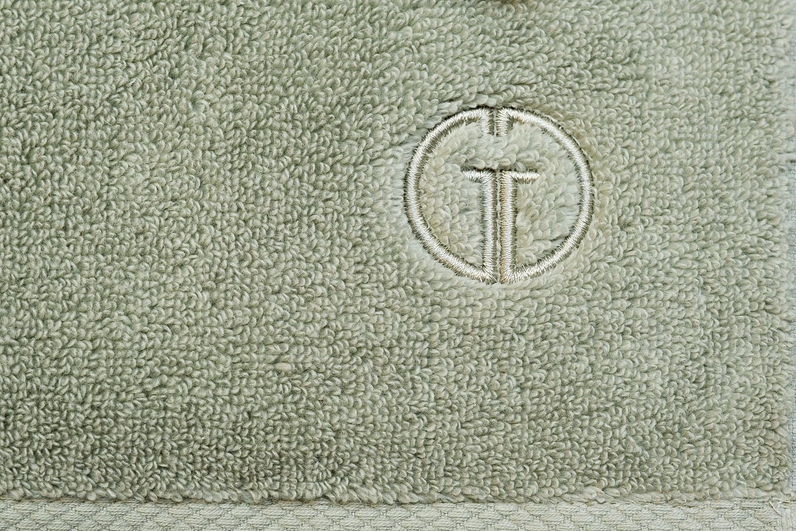 Полотенце Соло хлопок зеленое 50*90