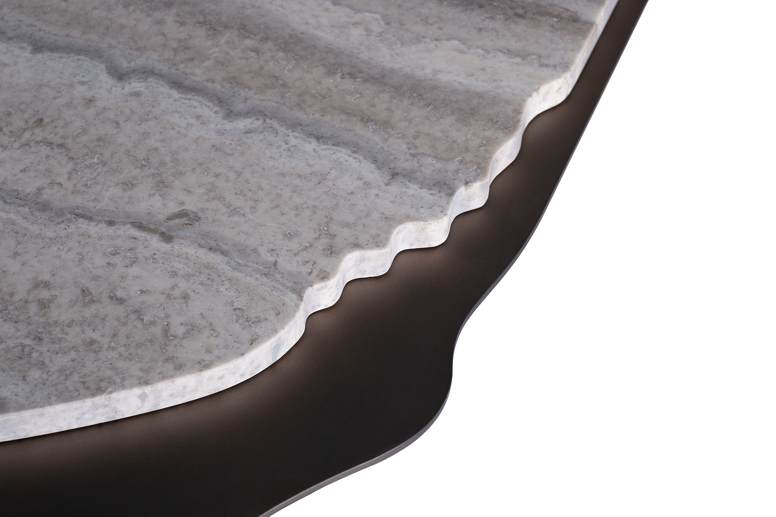 Стол журнальный Травертин (Travertine) 60*60*48см