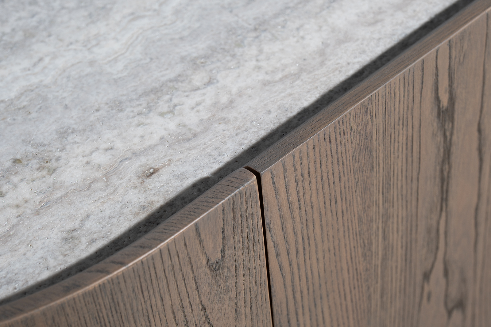 Тумба под телевизор Травертин (Travertine) 220*42*52,5см