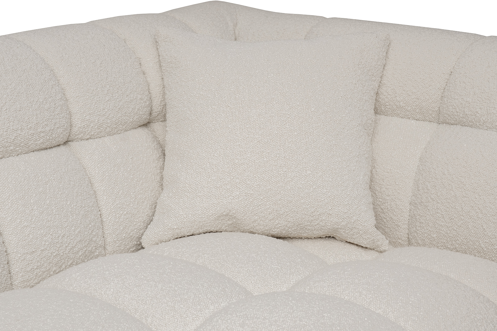 Диван двухместный Прато(GD/Prato) букле экрю Orso-ECRU 204*106**75см
