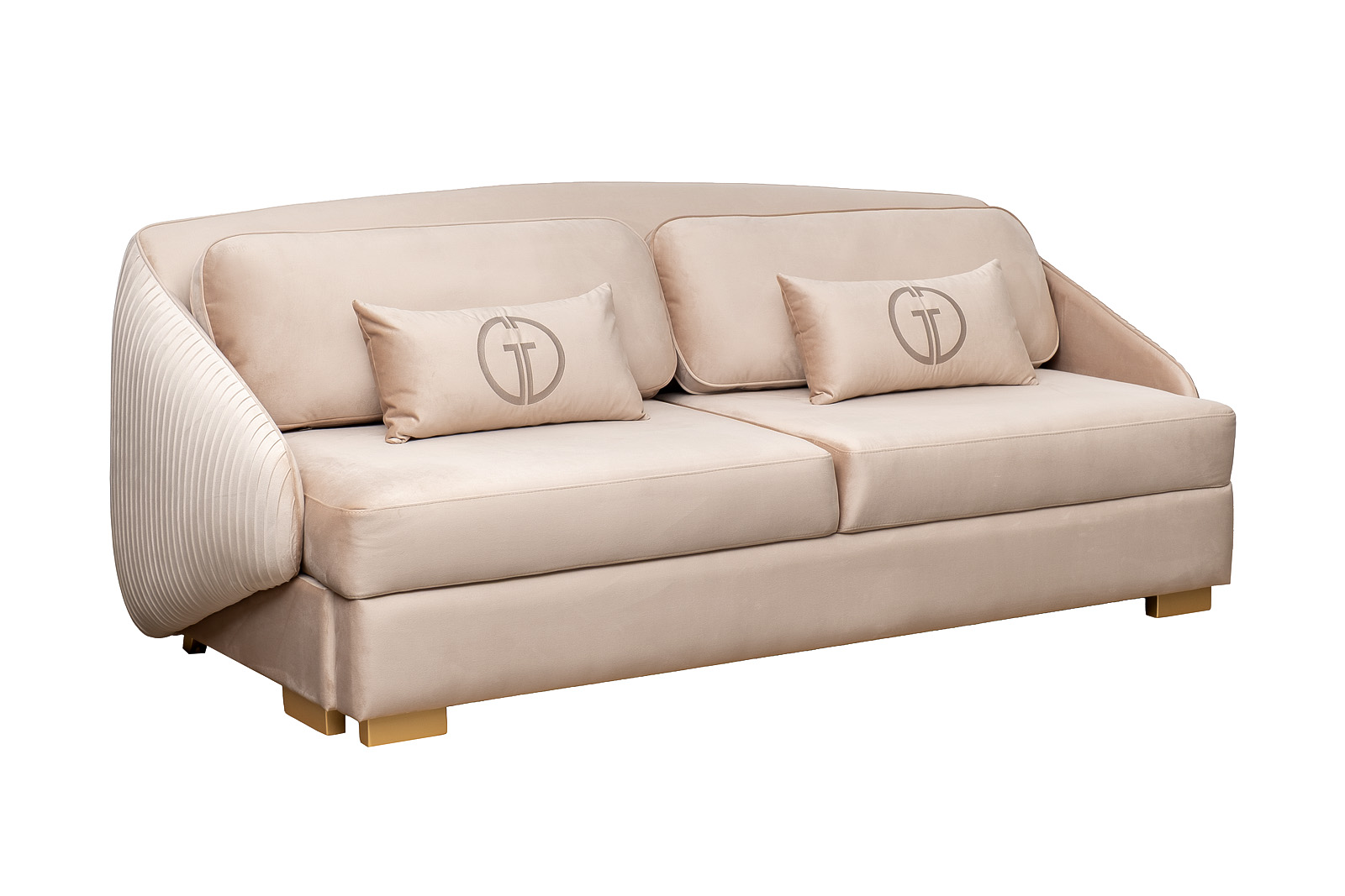 Диван Палаццо(Palazzo) 240М трехм. раскладной беж Bel06+Ром07 240*105*95см