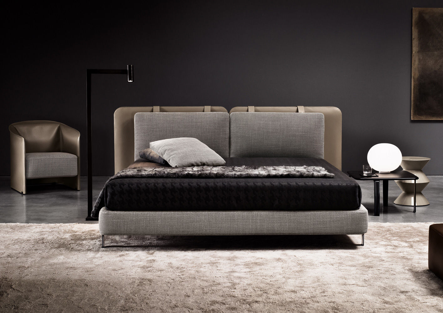 Двуспальная кровать Tatlin Soft