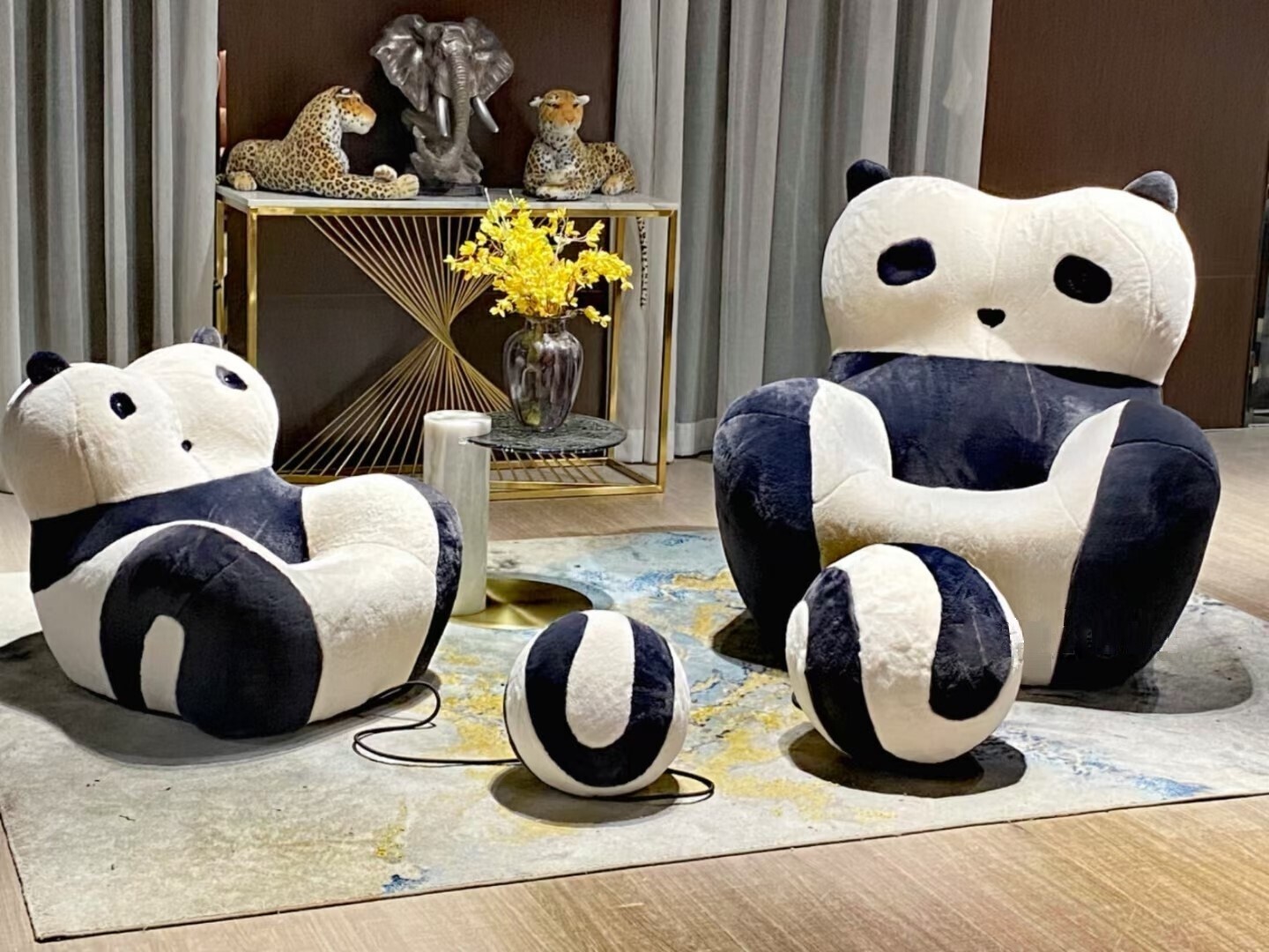 Кресло с оттоманкой Up5 Panda