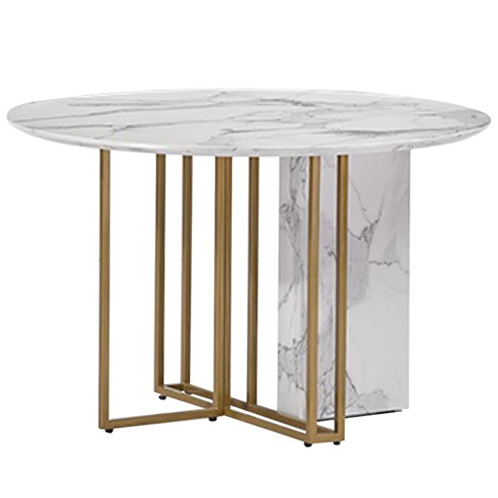 Стол Marble Cross Round