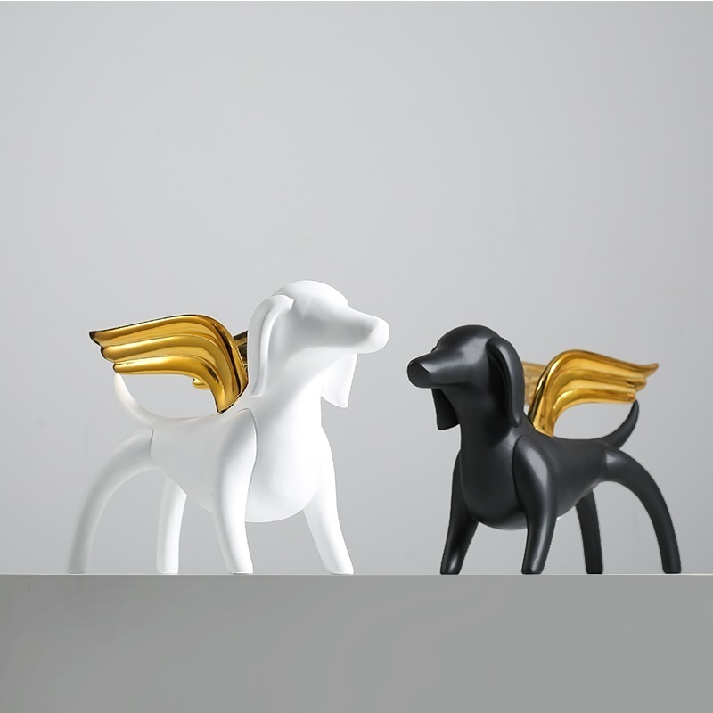 Статуэтка Angel dog black