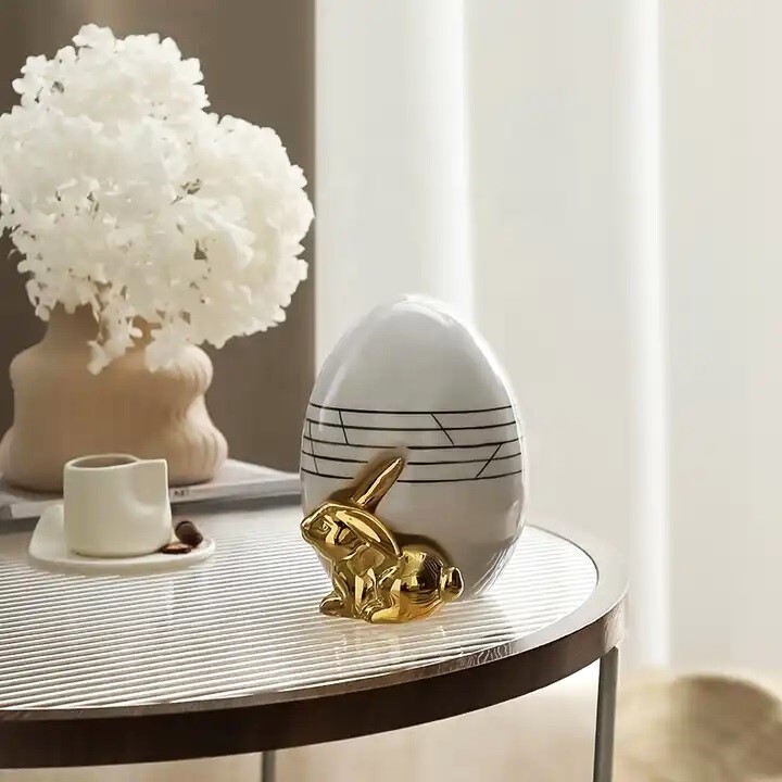 Статуэтка Line Rabbit egg