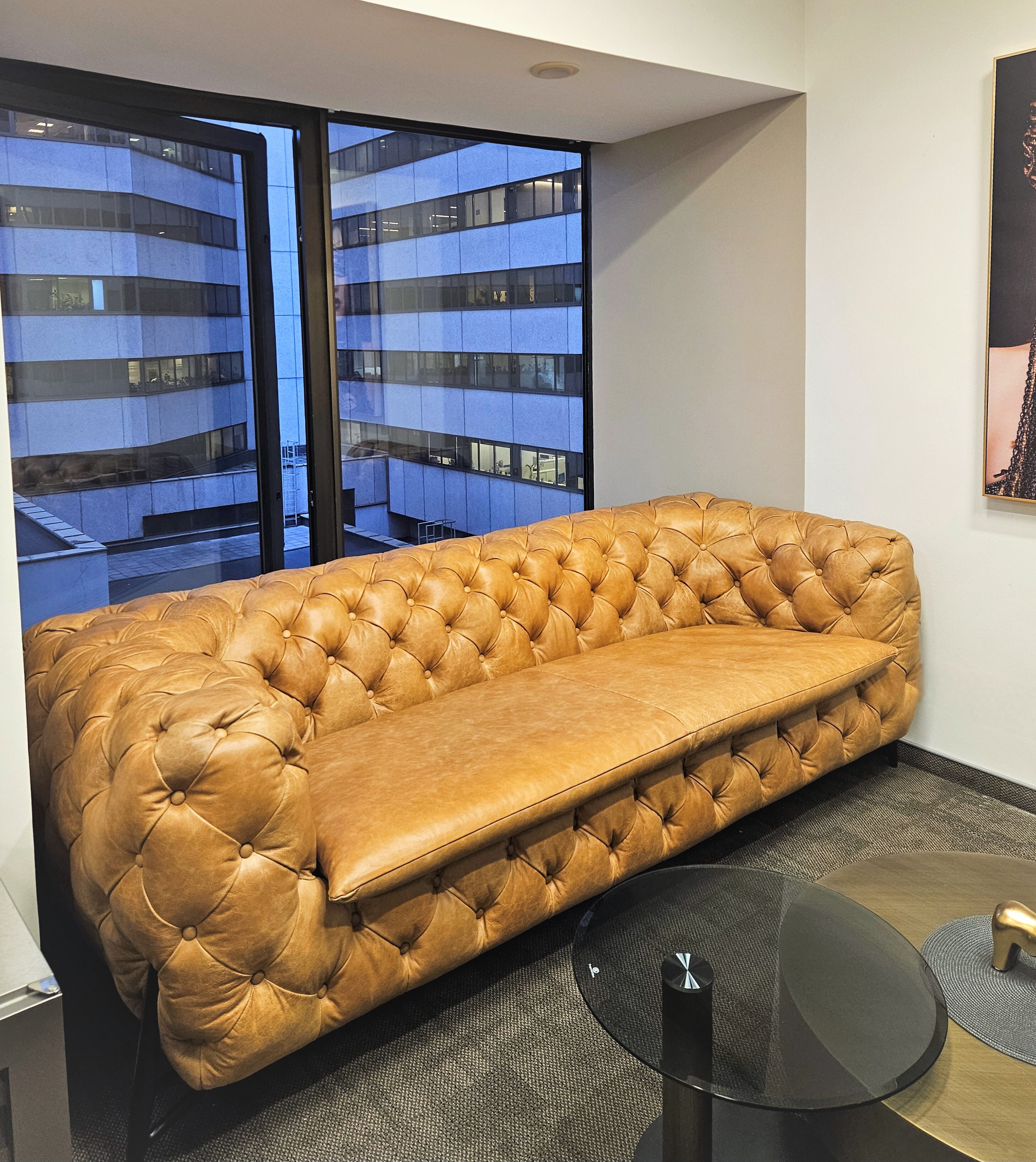 Диван Chesterfield Baroque Vintage Leather 3 Seater