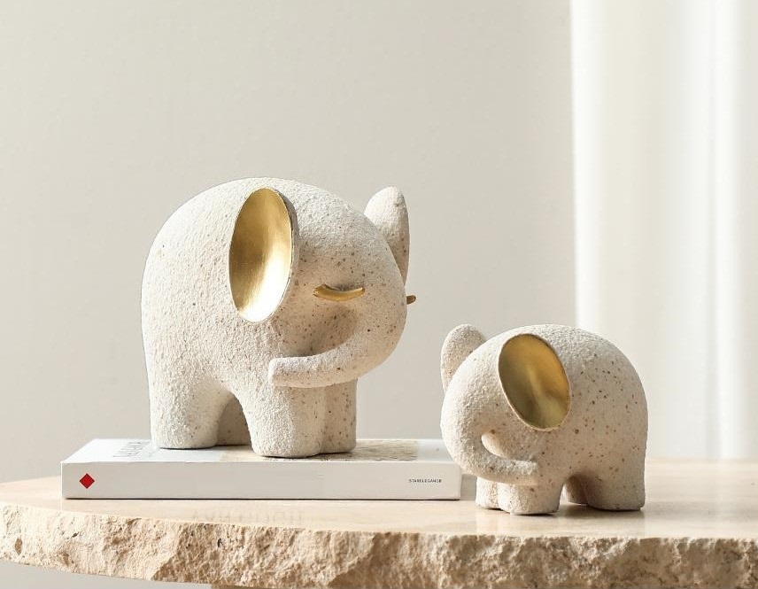 Статуэтка Golden ear elephant A