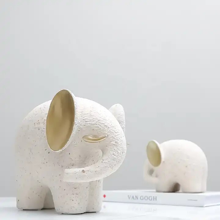Статуэтка Golden ear elephant A