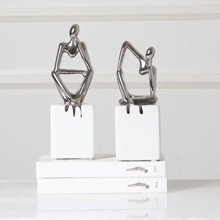Статуэтка Man ornament silver