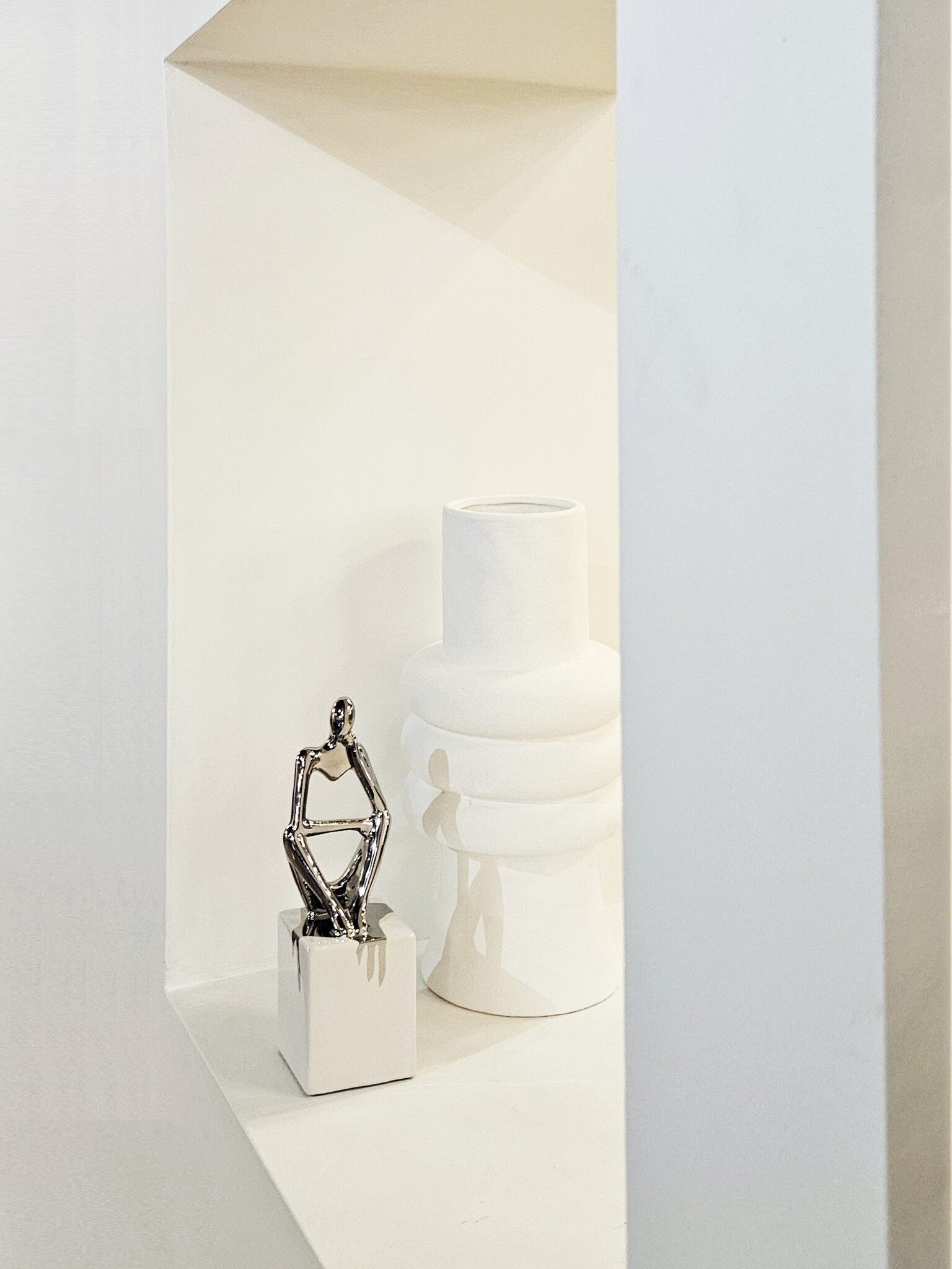Статуэтка Man ornament silver