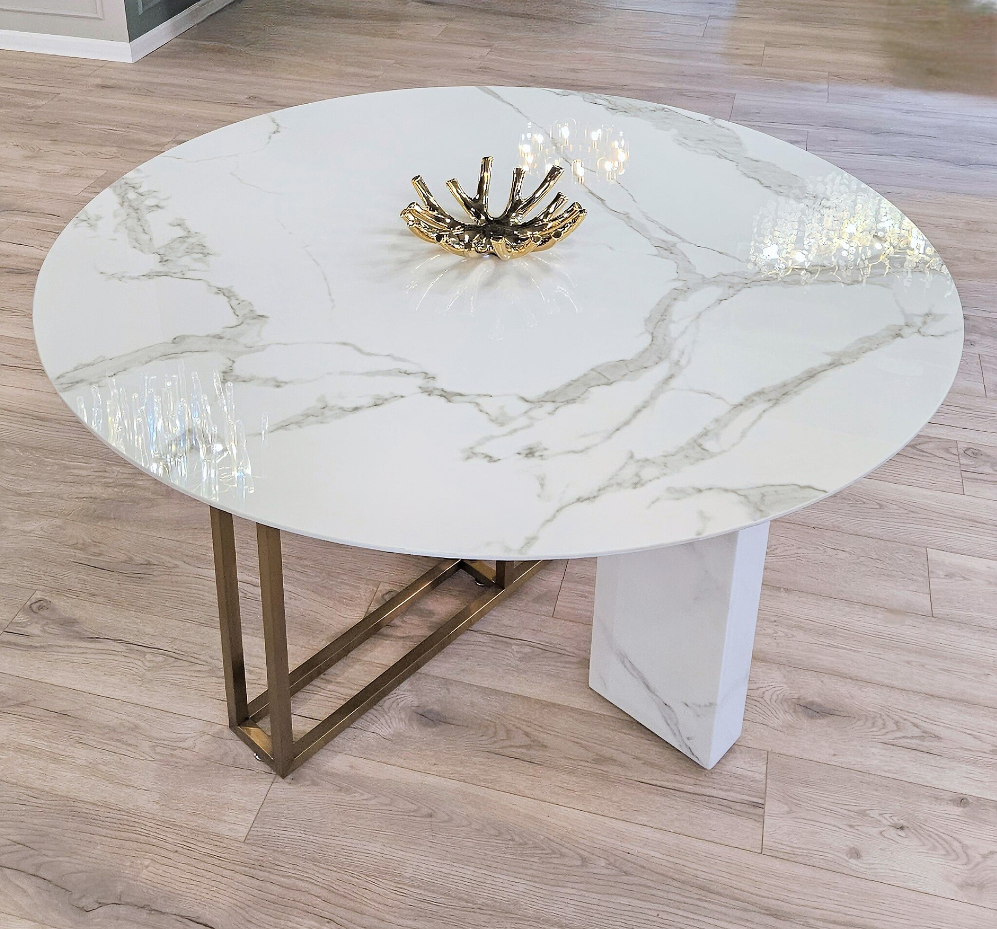 Стол Marble Cross Round