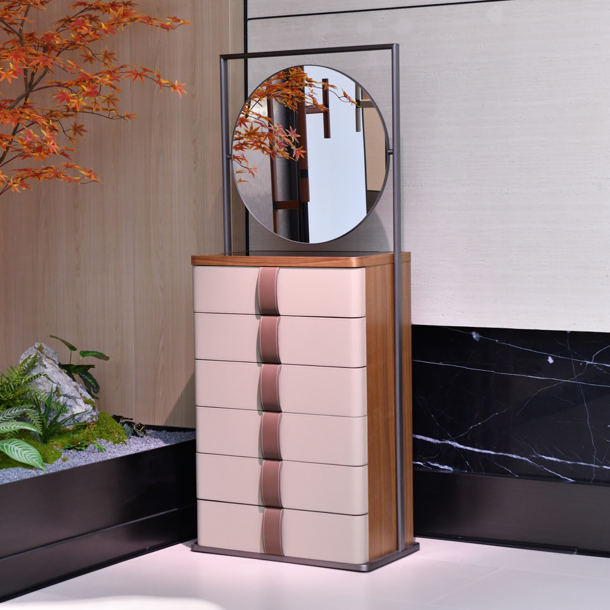 Комод с зеркалом Yang Chest of Drawers