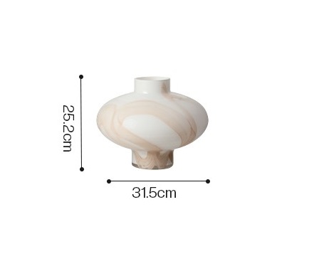 Ваза Grinding Line White Vase B