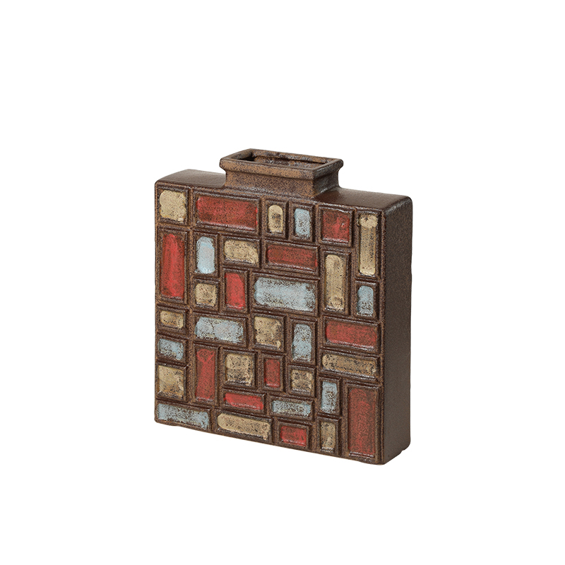 Ваза Colored square bottle