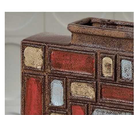 Ваза Colored square bottle