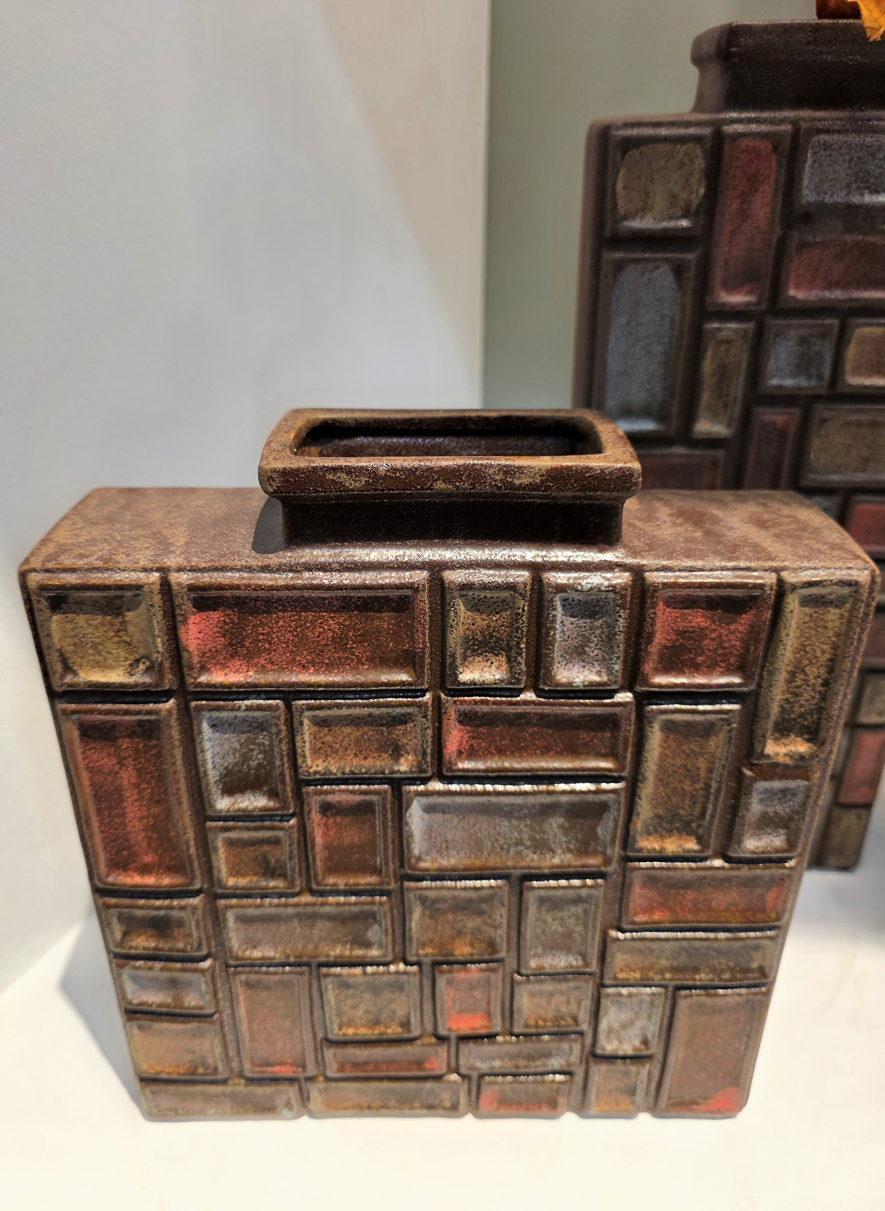 Ваза Colored square bottle