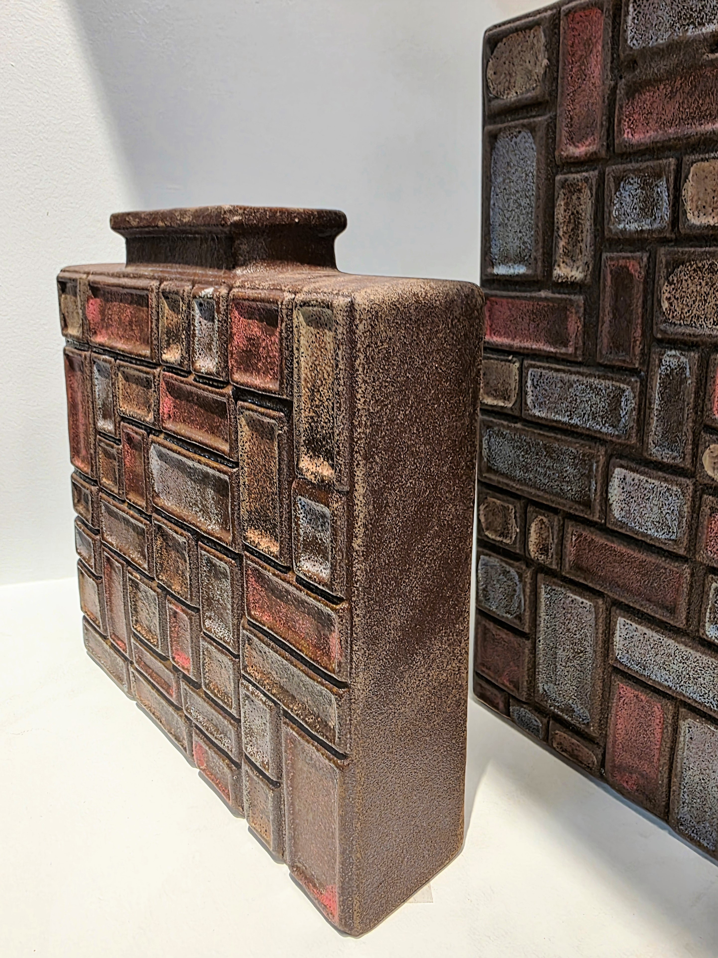 Ваза Colored square bottle