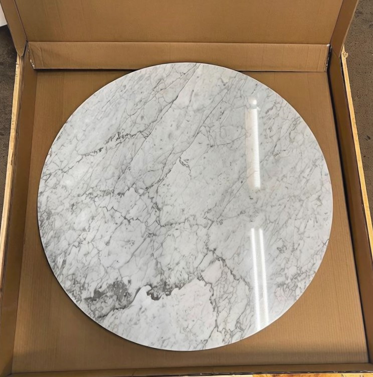 Стол обеденный белый Tulip Marble