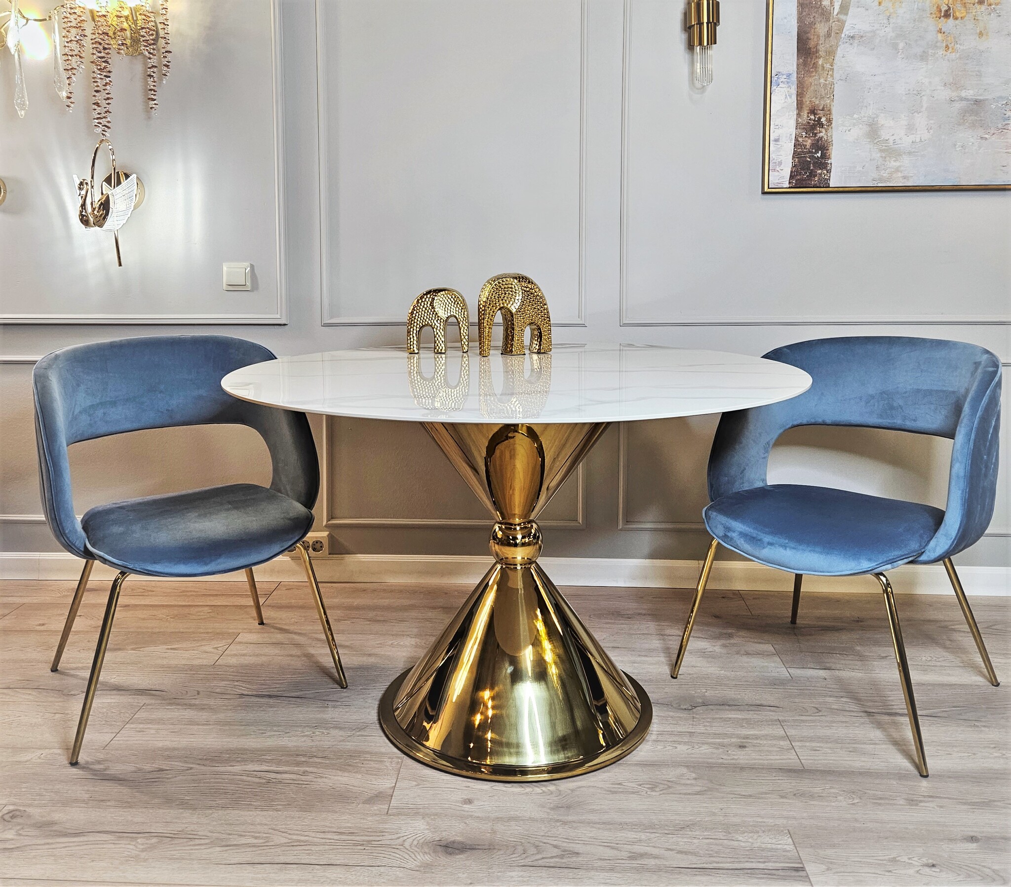 Стол обеденный белый Caracas Dining Table
