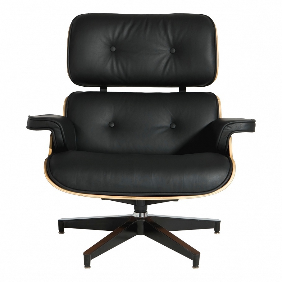 Кресло Eames Lounge с оттоманкой