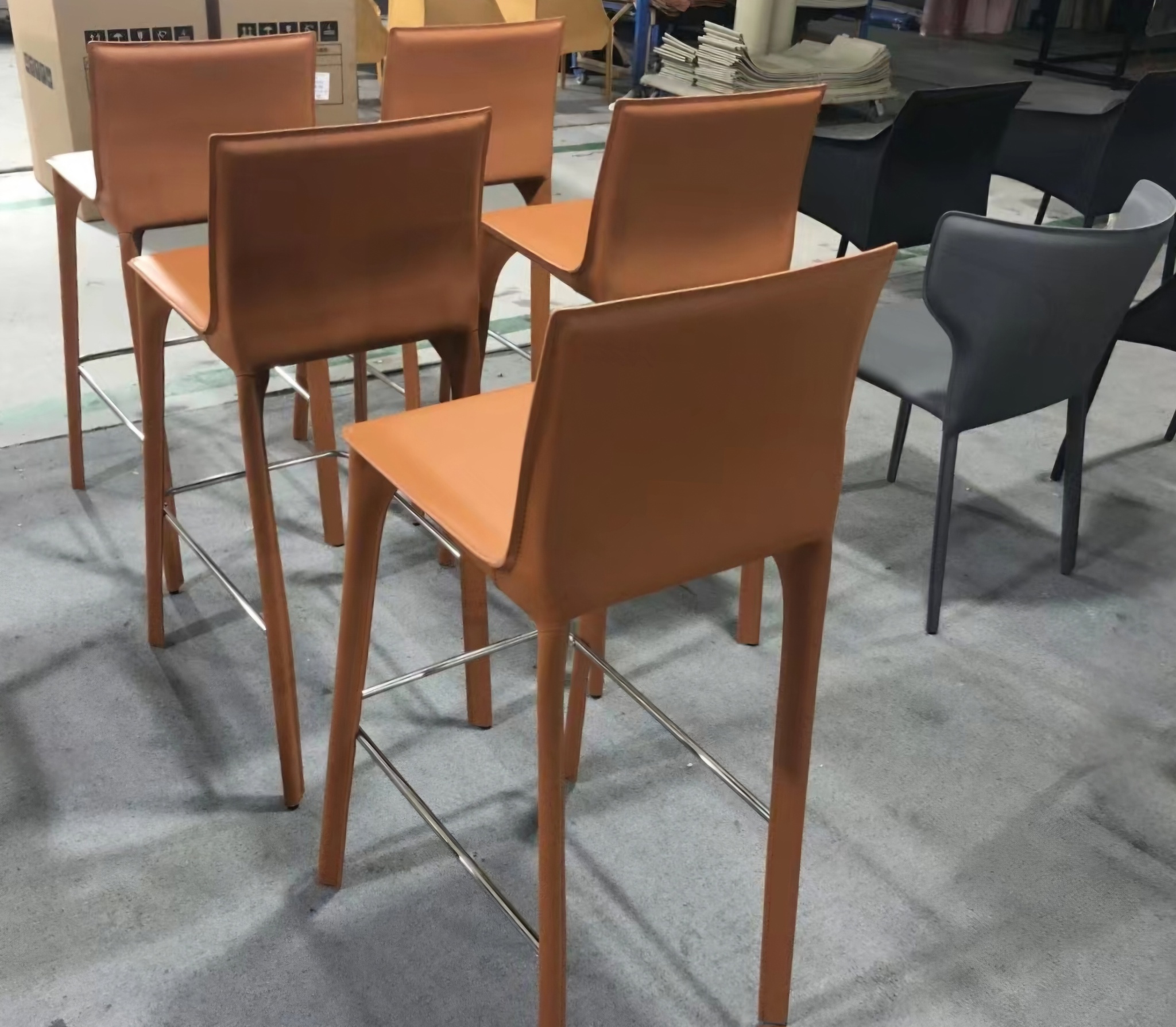 Дизайнерский барный стул Saddle Chair Barstool